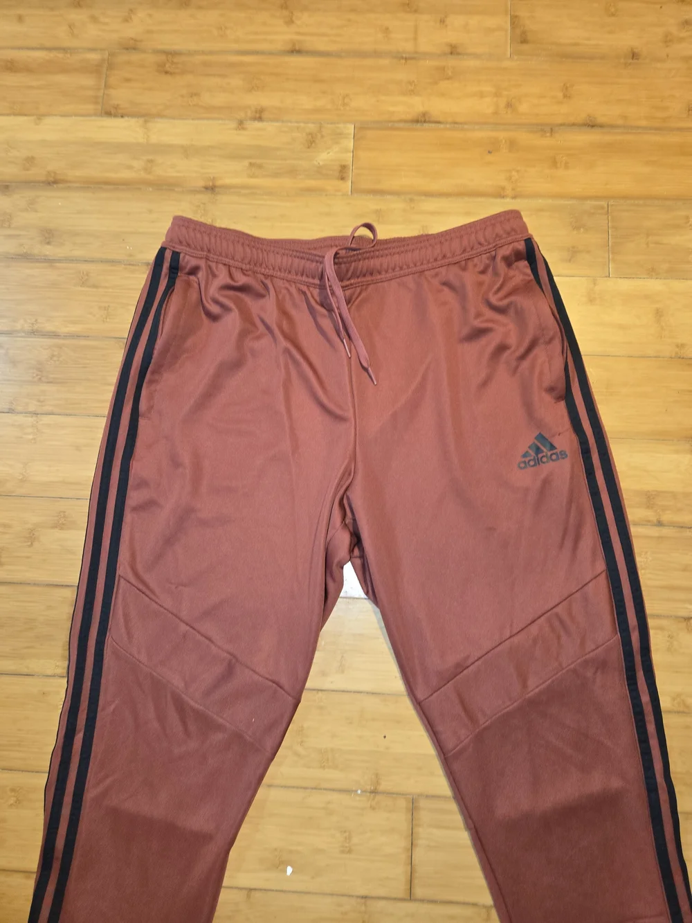 Adidas AeroReady Red White Stripe Track Pants XL